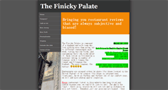 Desktop Screenshot of finickypalate.com