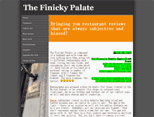 Tablet Screenshot of finickypalate.com